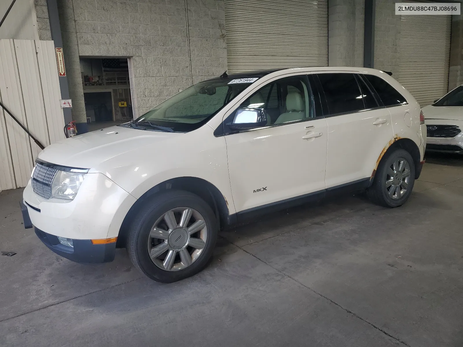 2007 Lincoln Mkx VIN: 2LMDU88C47BJ08696 Lot: 67761944