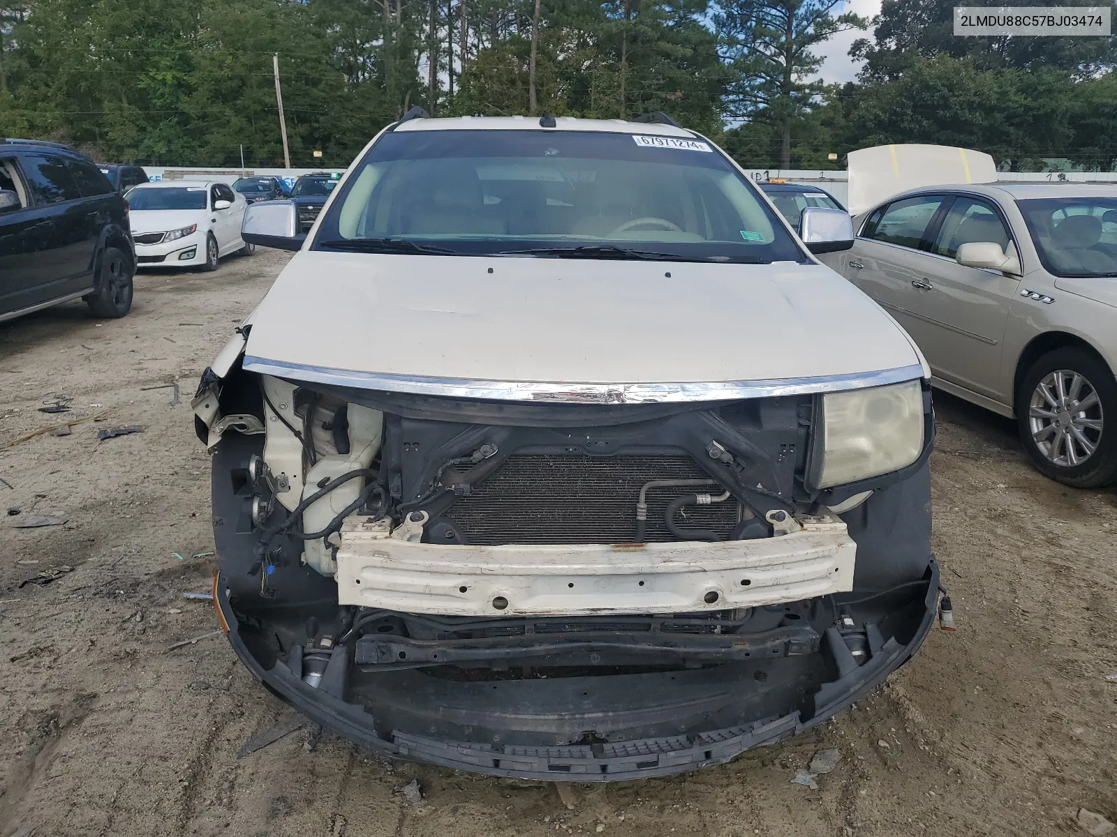 2LMDU88C57BJ03474 2007 Lincoln Mkx