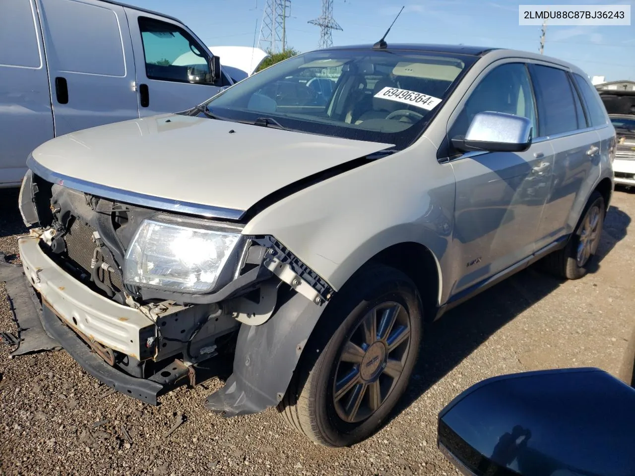 2LMDU88C87BJ36243 2007 Lincoln Mkx