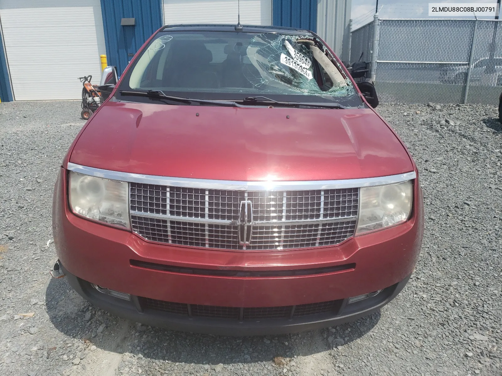 2LMDU88C08BJ00791 2008 Lincoln Mkx