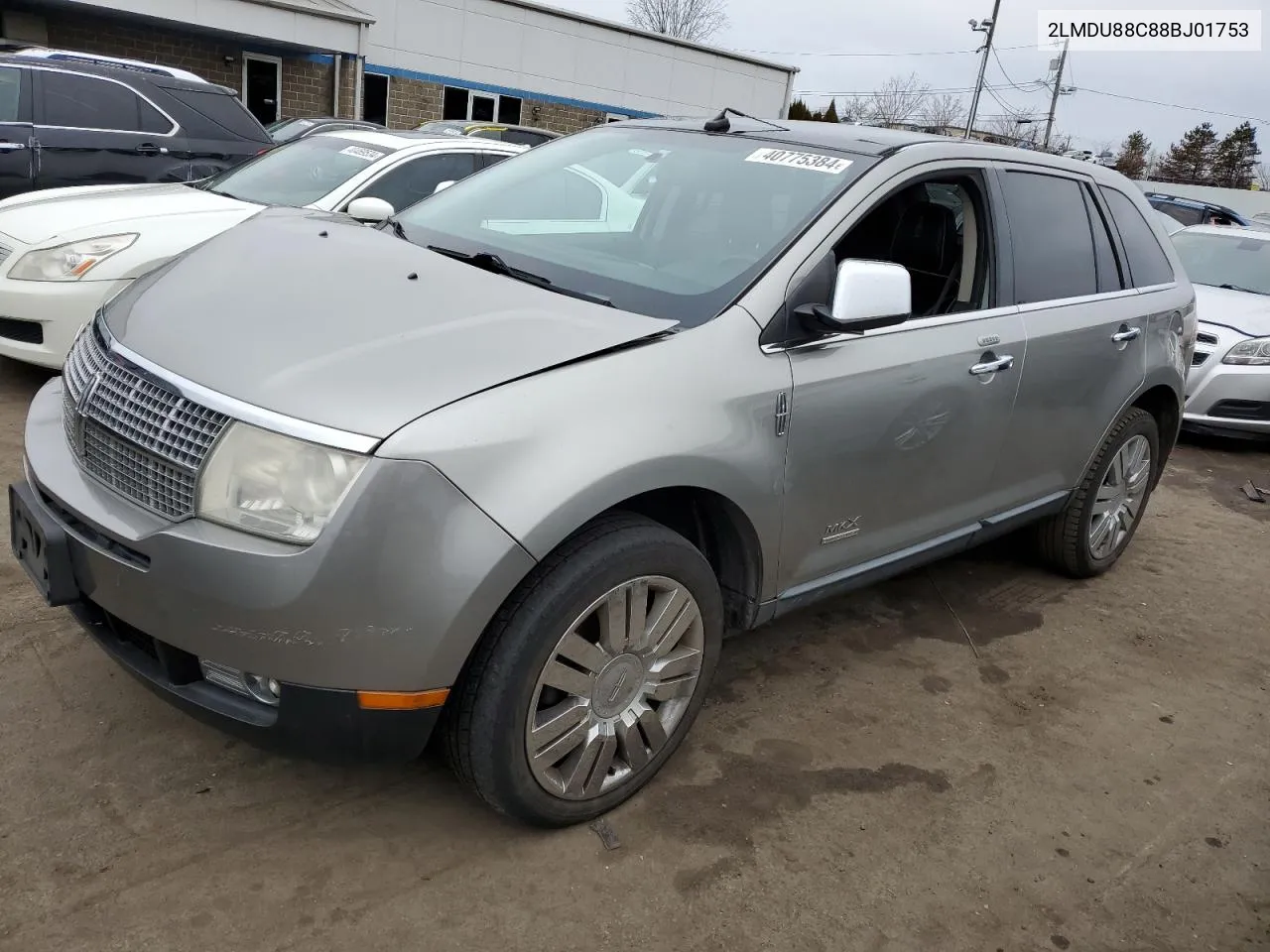 2008 Lincoln Mkx VIN: 2LMDU88C88BJ01753 Lot: 40775384