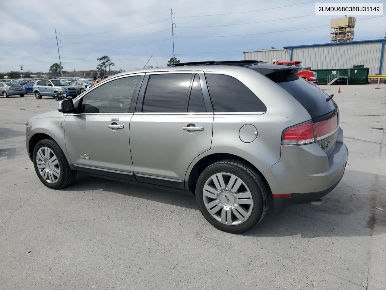 2008 Lincoln Mkx VIN: 2LMDU68C38BJ35149 Lot: 41476854