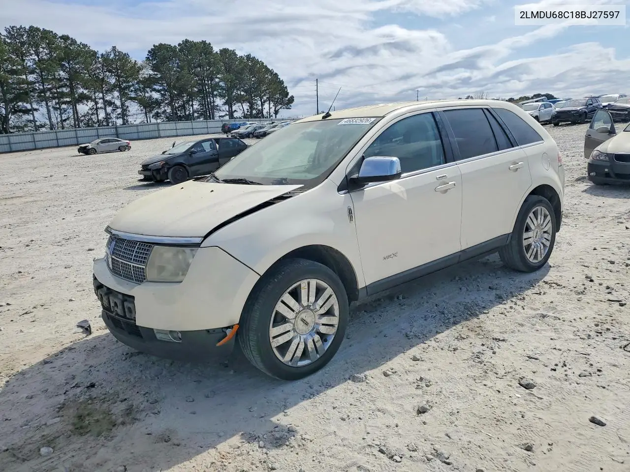 2008 Lincoln Mkx VIN: 2LMDU68C18BJ27597 Lot: 46832926