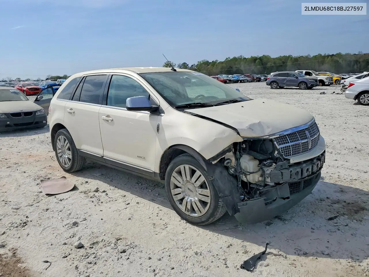 2008 Lincoln Mkx VIN: 2LMDU68C18BJ27597 Lot: 46832926