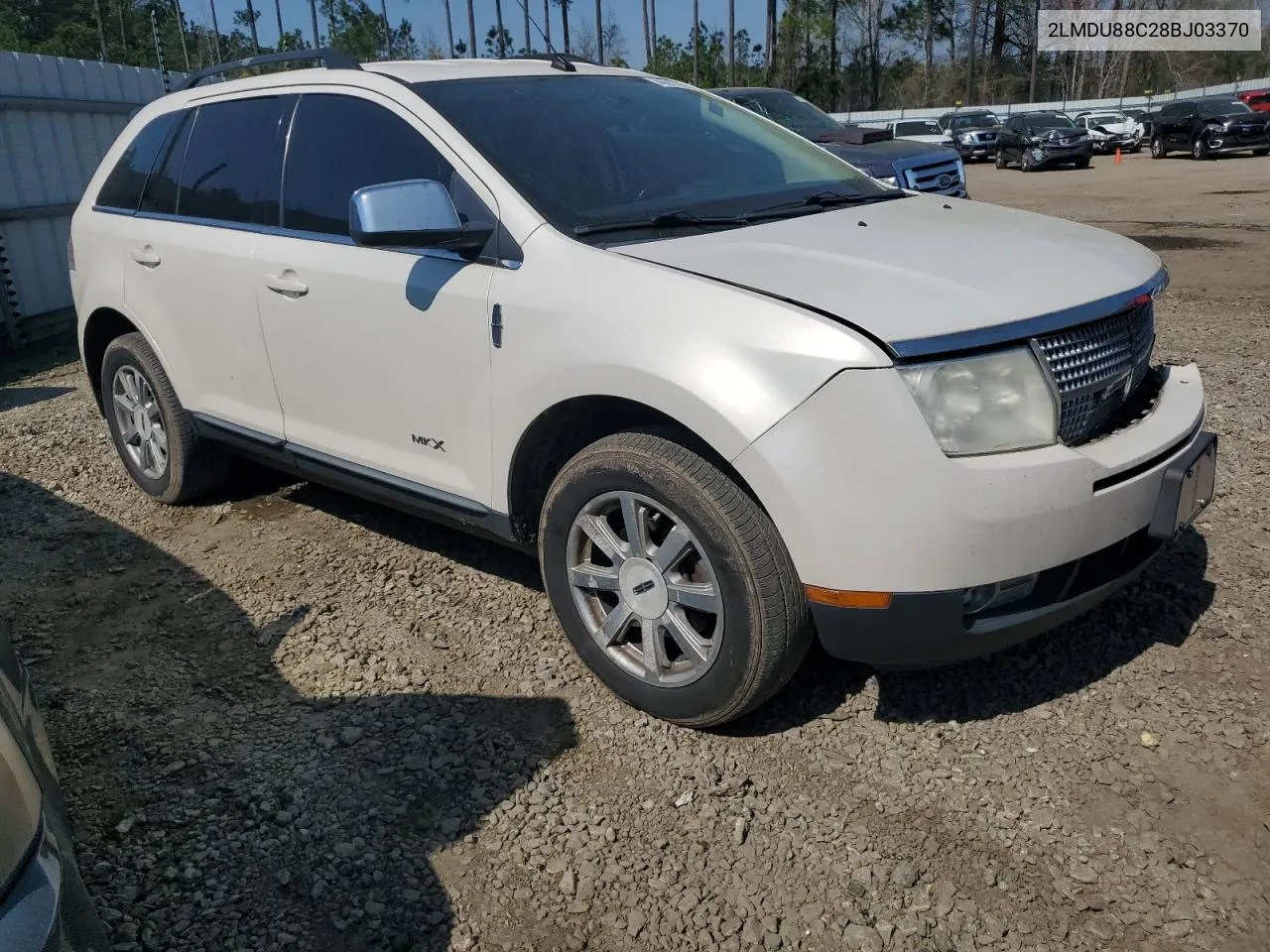 2008 Lincoln Mkx VIN: 2LMDU88C28BJ03370 Lot: 46857904