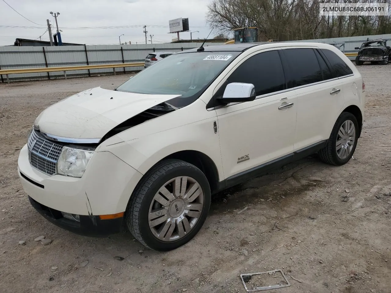 2LMDU88C68BJ06191 2008 Lincoln Mkx