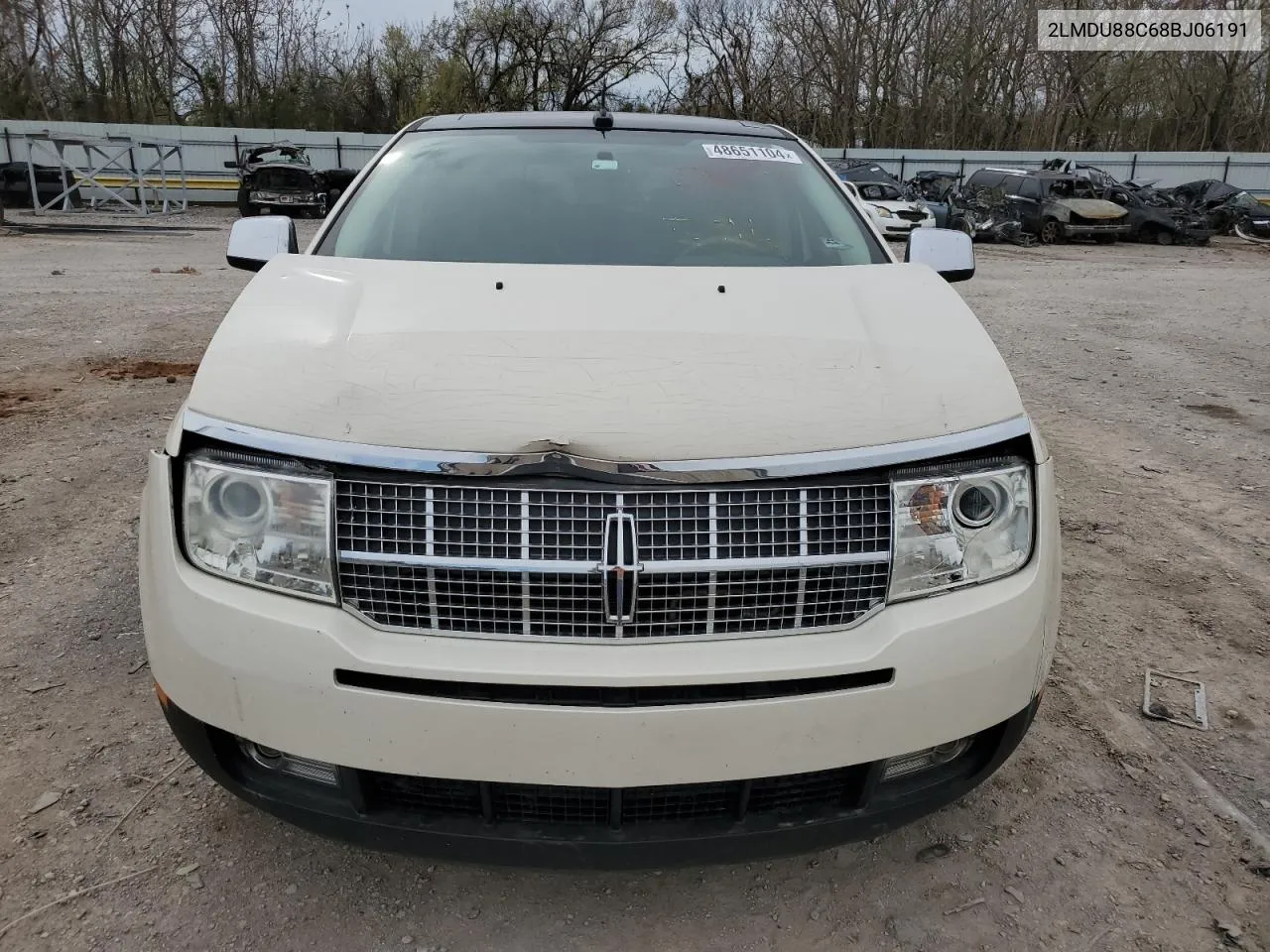 2008 Lincoln Mkx VIN: 2LMDU88C68BJ06191 Lot: 48651104