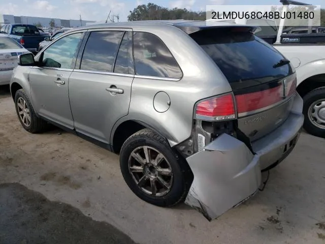 2008 Lincoln Mkx VIN: 2LMDU68C48BJ01480 Lot: 49166914