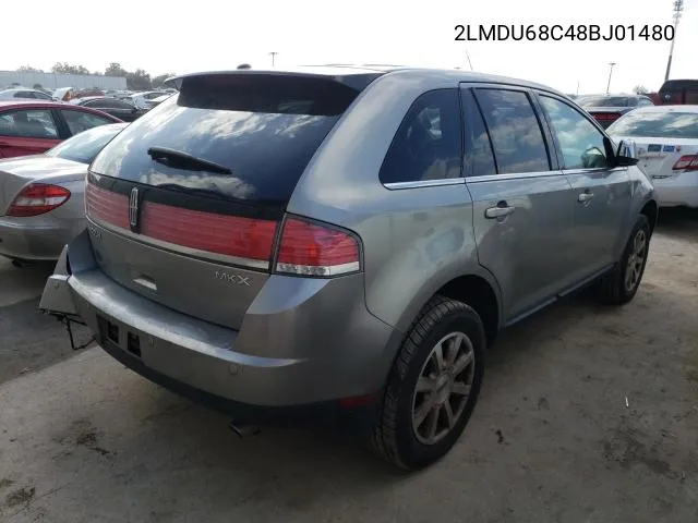 2008 Lincoln Mkx VIN: 2LMDU68C48BJ01480 Lot: 49166914