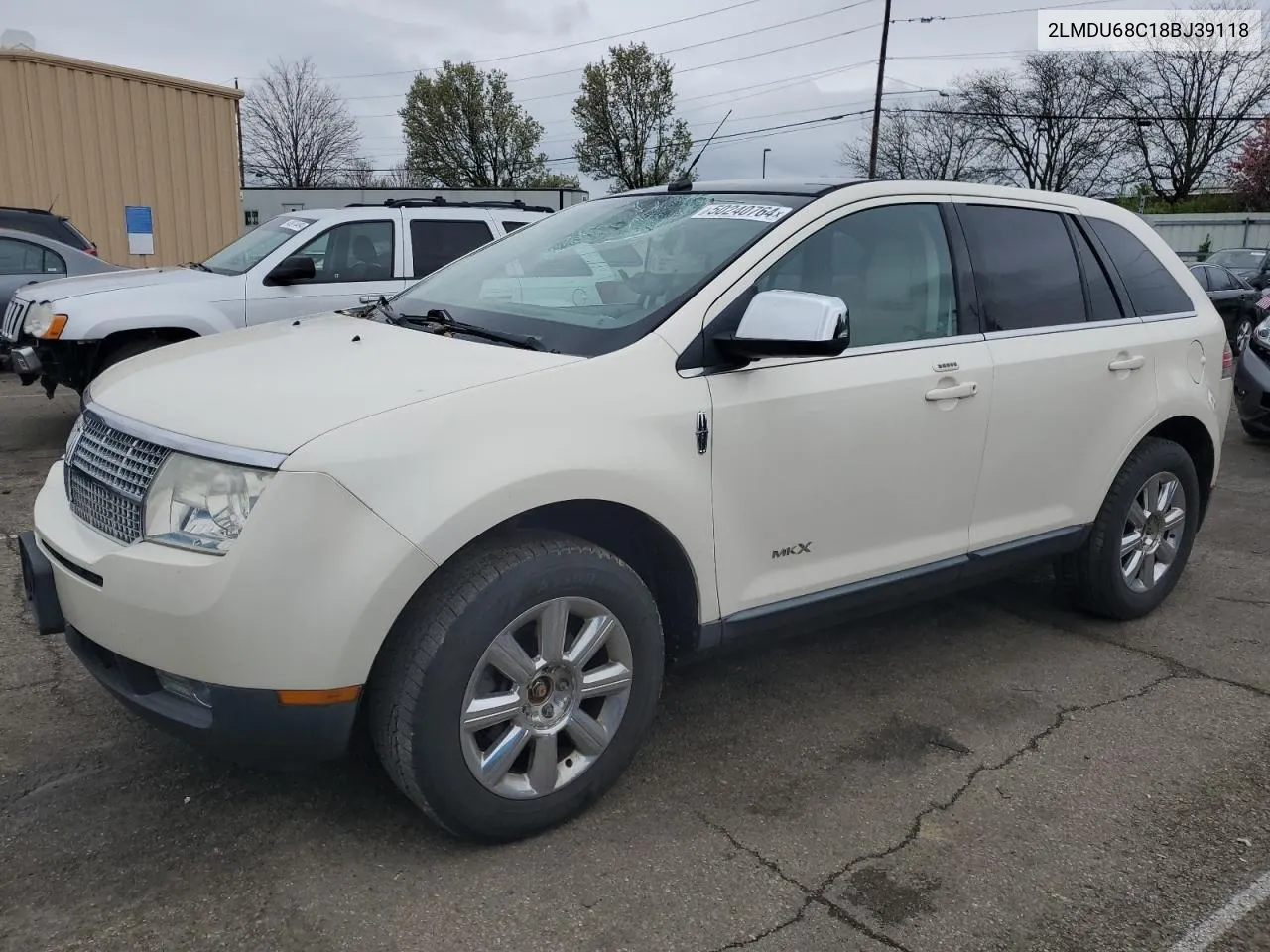 2008 Lincoln Mkx VIN: 2LMDU68C18BJ39118 Lot: 50240764