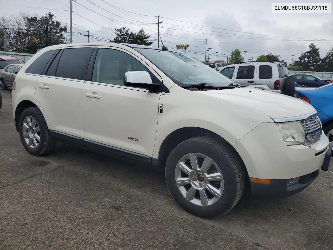 2008 Lincoln Mkx VIN: 2LMDU68C18BJ39118 Lot: 50240764