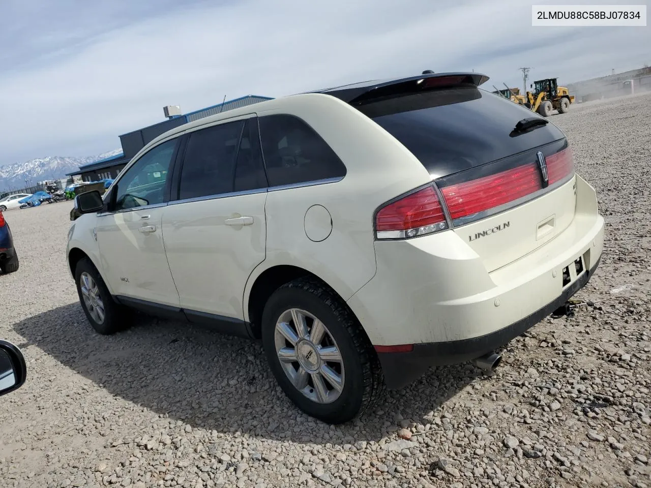 2008 Lincoln Mkx VIN: 2LMDU88C58BJ07834 Lot: 51927624