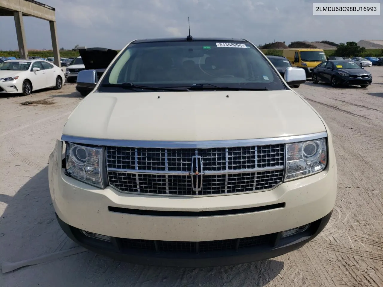 2008 Lincoln Mkx VIN: 2LMDU68C98BJ16993 Lot: 54358064