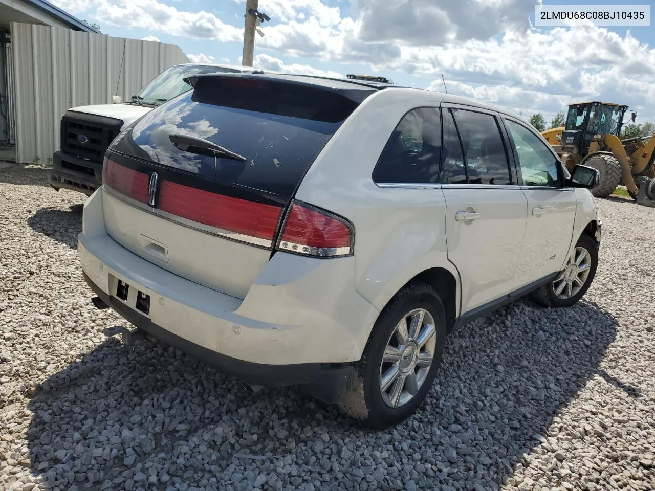 2008 Lincoln Mkx VIN: 2LMDU68C08BJ10435 Lot: 54427364