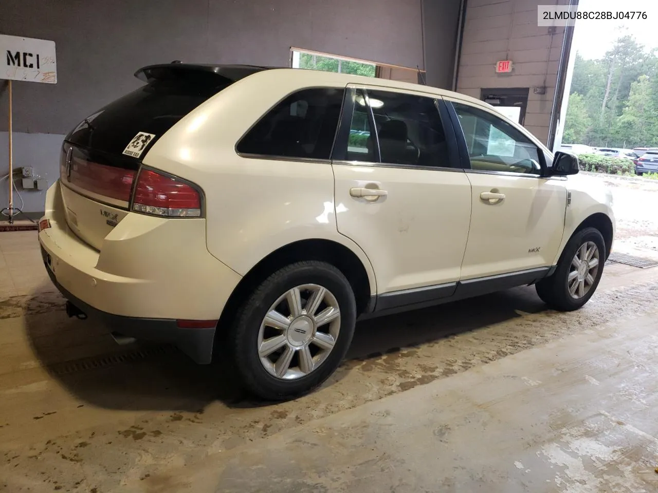 2008 Lincoln Mkx VIN: 2LMDU88C28BJ04776 Lot: 55672614