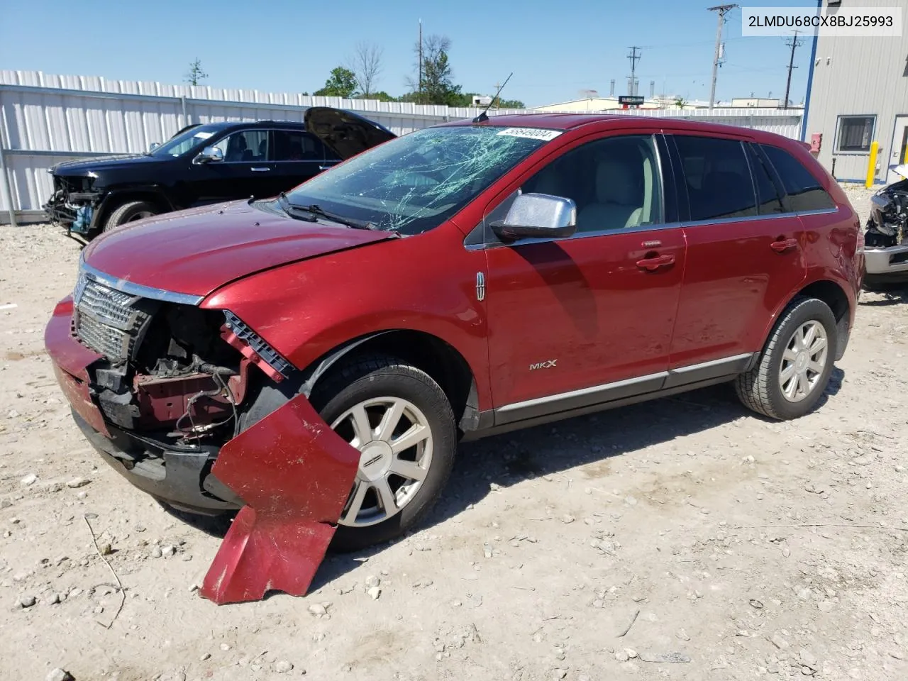 2LMDU68CX8BJ25993 2008 Lincoln Mkx