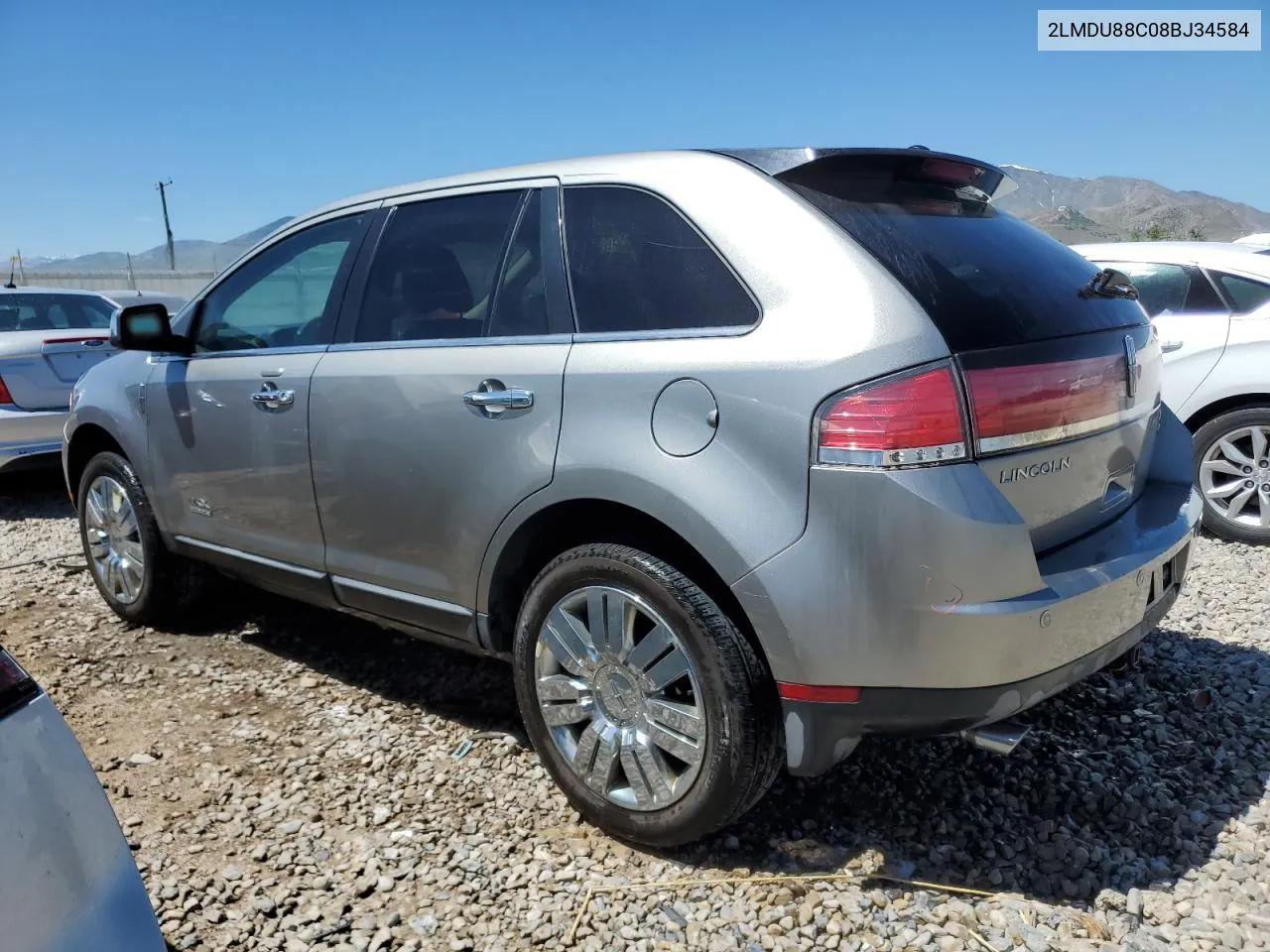 2008 Lincoln Mkx VIN: 2LMDU88C08BJ34584 Lot: 57039034