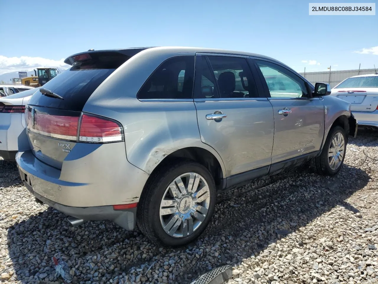 2008 Lincoln Mkx VIN: 2LMDU88C08BJ34584 Lot: 57039034