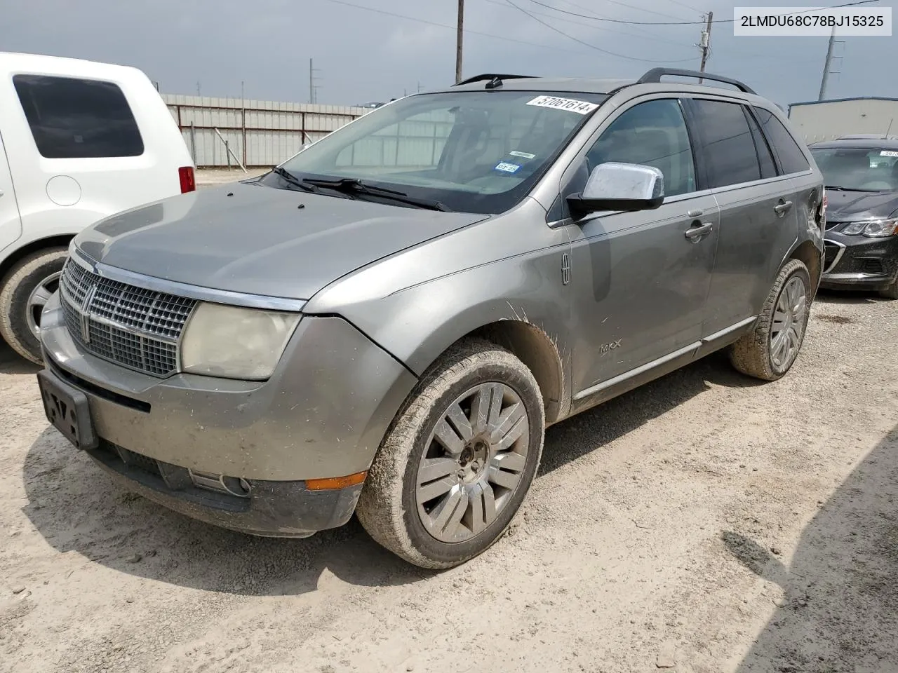 2008 Lincoln Mkx VIN: 2LMDU68C78BJ15325 Lot: 57061614