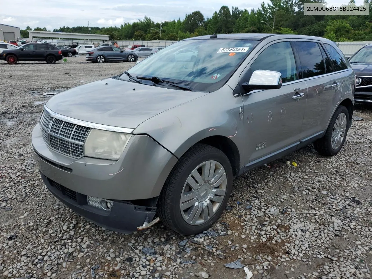 2008 Lincoln Mkx VIN: 2LMDU68C18BJ24425 Lot: 57250364