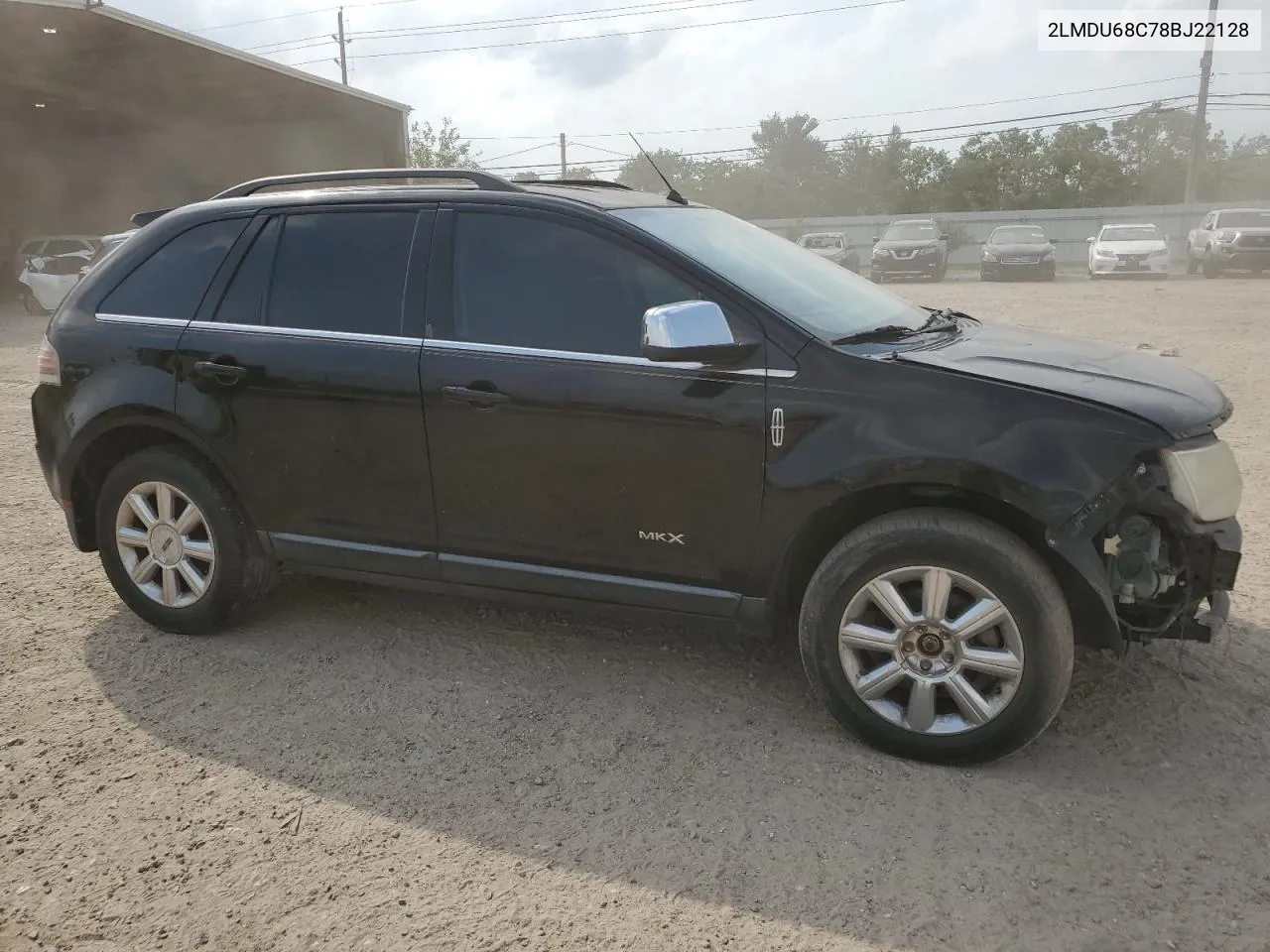 2008 Lincoln Mkx VIN: 2LMDU68C78BJ22128 Lot: 57621984