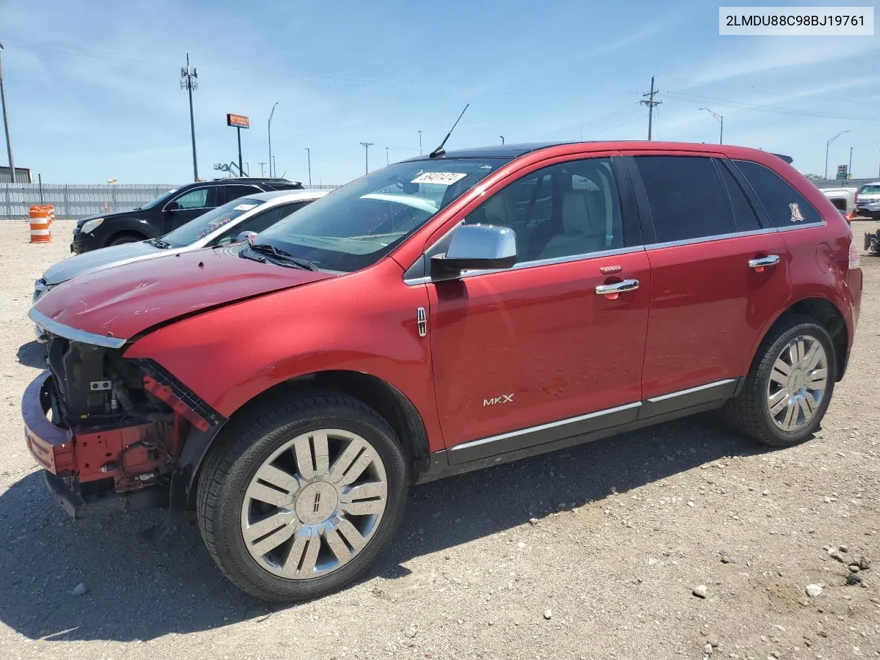 2008 Lincoln Mkx VIN: 2LMDU88C98BJ19761 Lot: 58401474