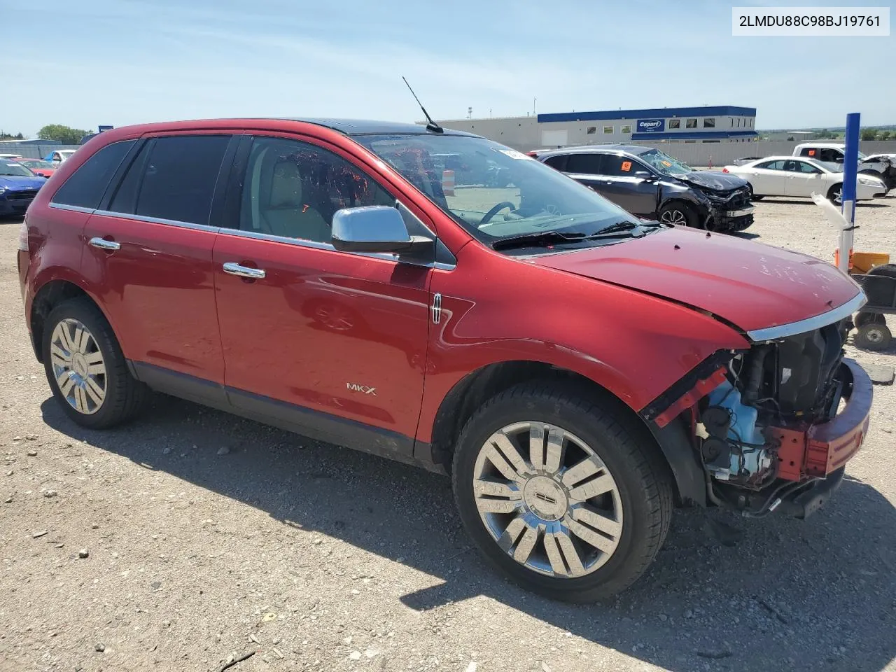 2008 Lincoln Mkx VIN: 2LMDU88C98BJ19761 Lot: 58401474