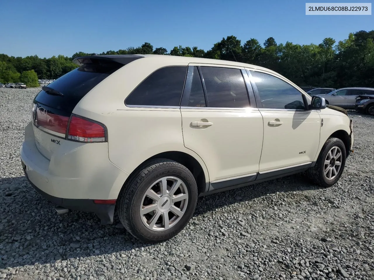 2008 Lincoln Mkx VIN: 2LMDU68C08BJ22973 Lot: 58444664