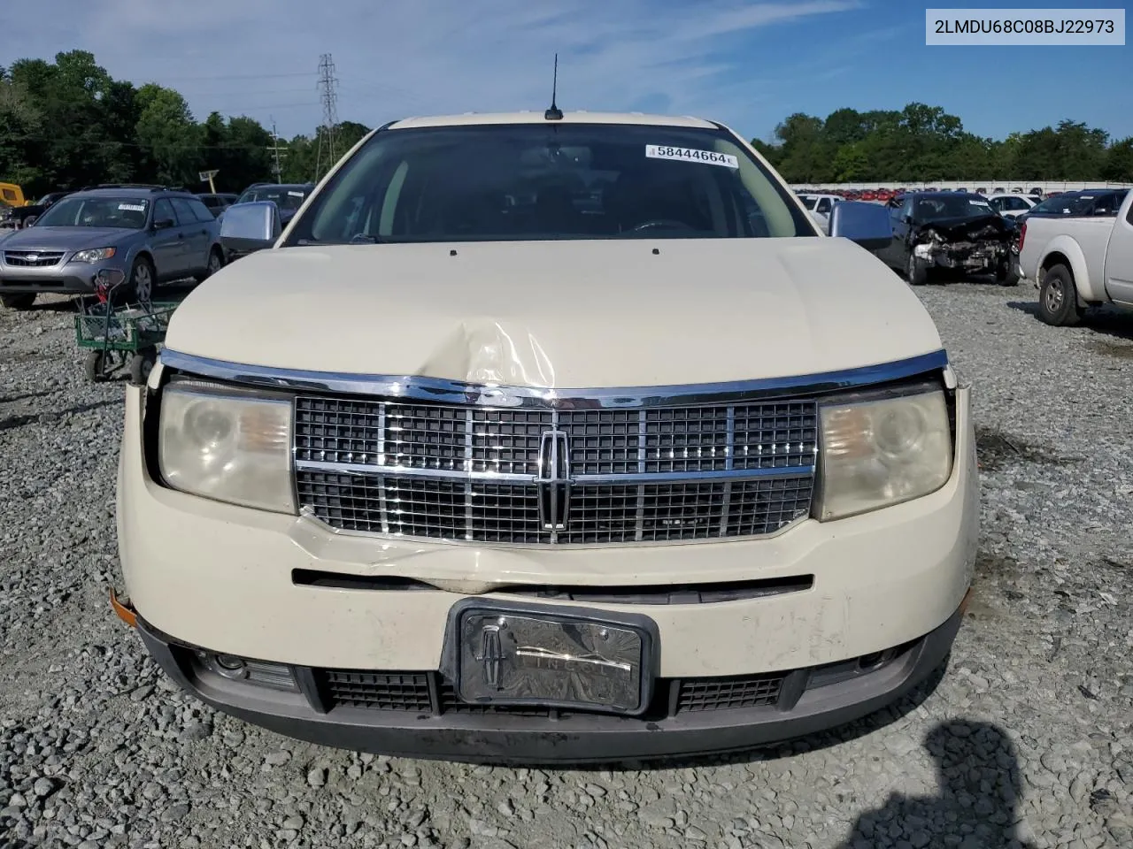 2008 Lincoln Mkx VIN: 2LMDU68C08BJ22973 Lot: 58444664