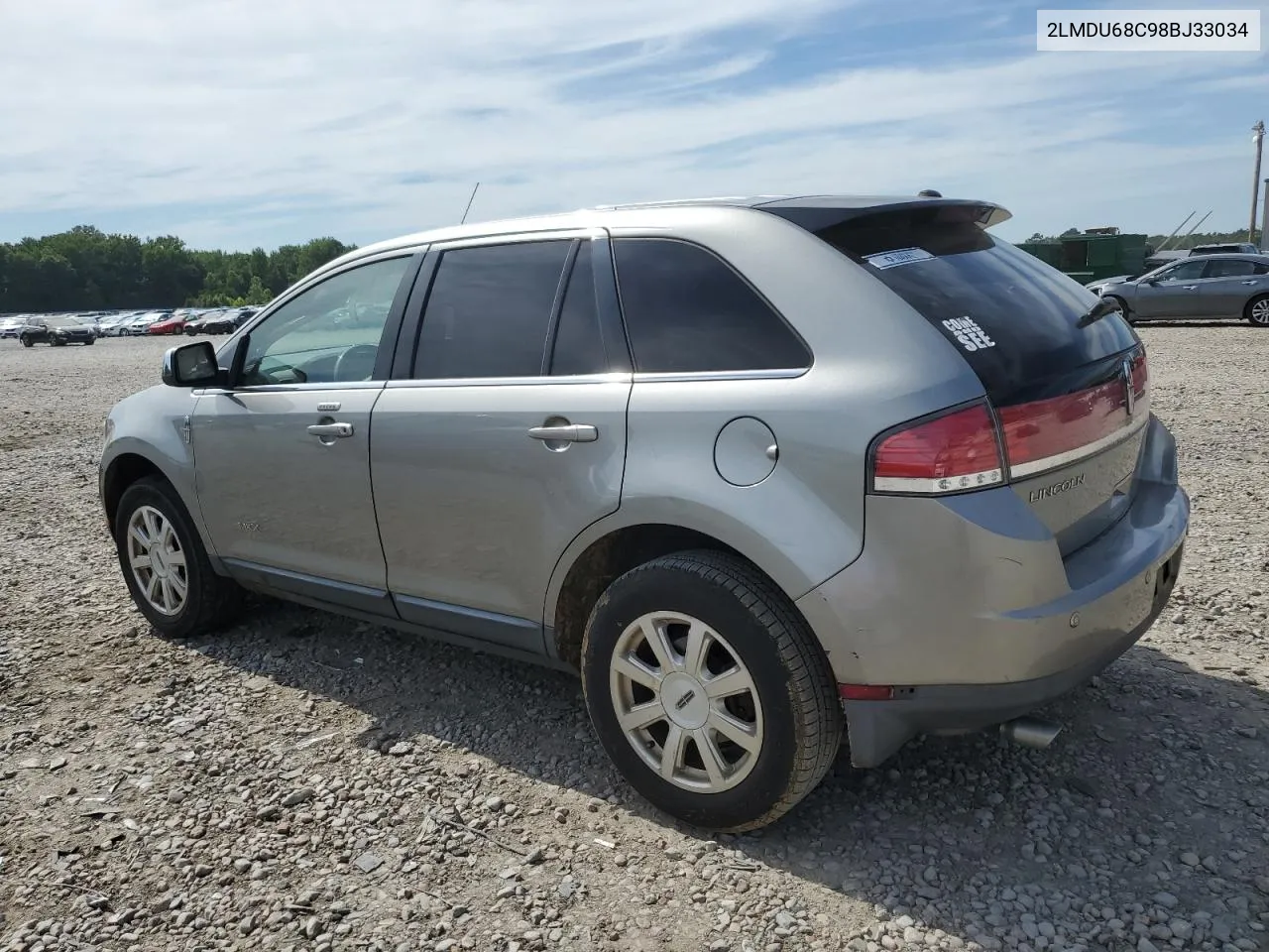 2LMDU68C98BJ33034 2008 Lincoln Mkx