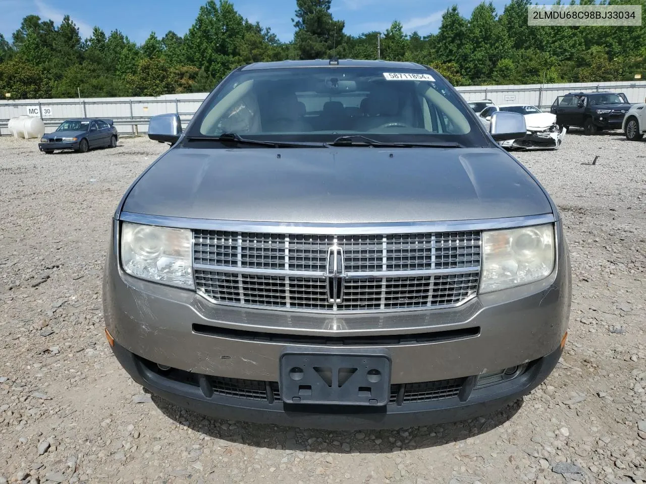 2008 Lincoln Mkx VIN: 2LMDU68C98BJ33034 Lot: 58711854