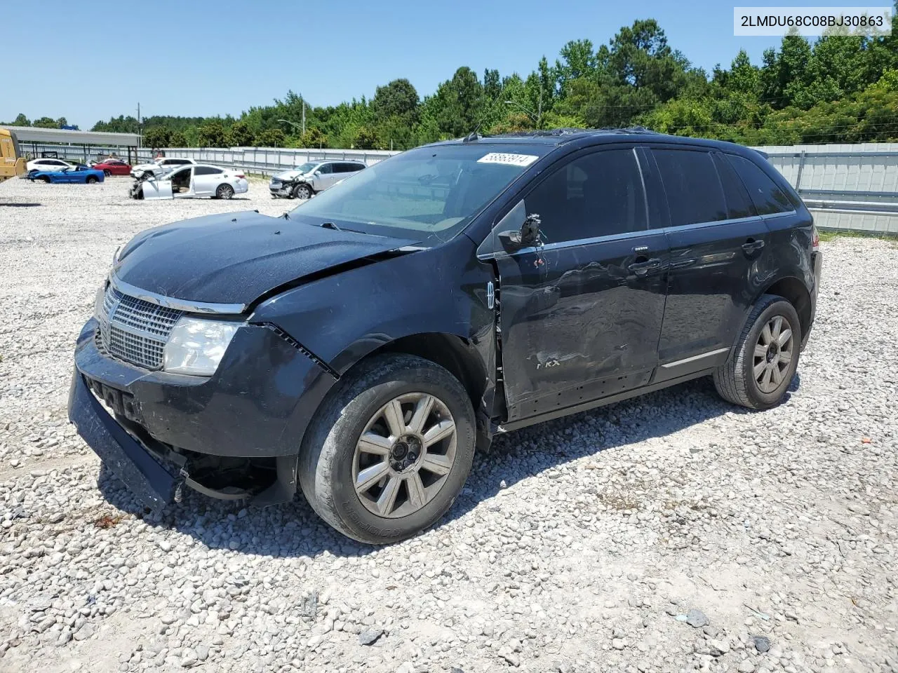 2LMDU68C08BJ30863 2008 Lincoln Mkx