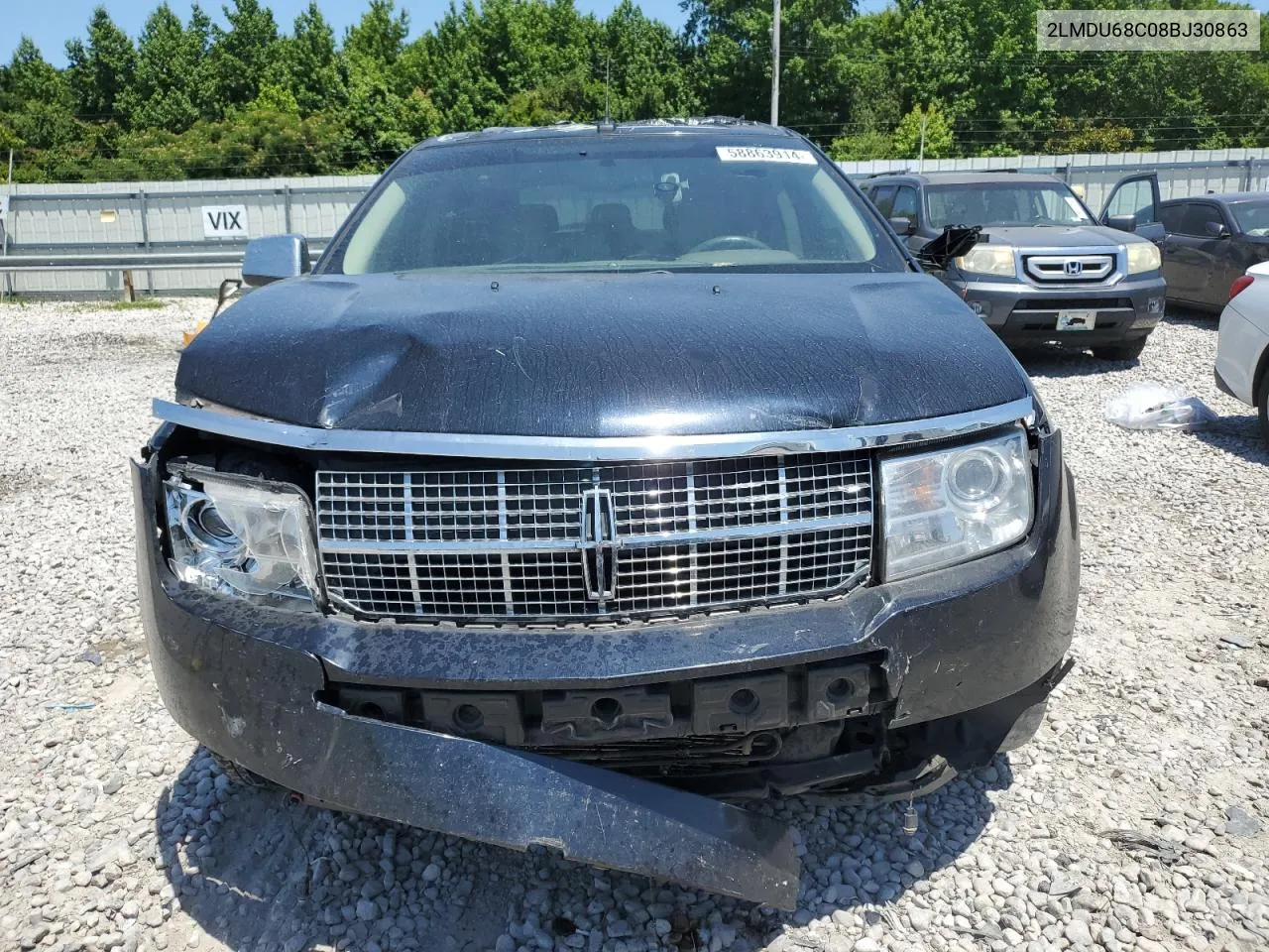 2LMDU68C08BJ30863 2008 Lincoln Mkx