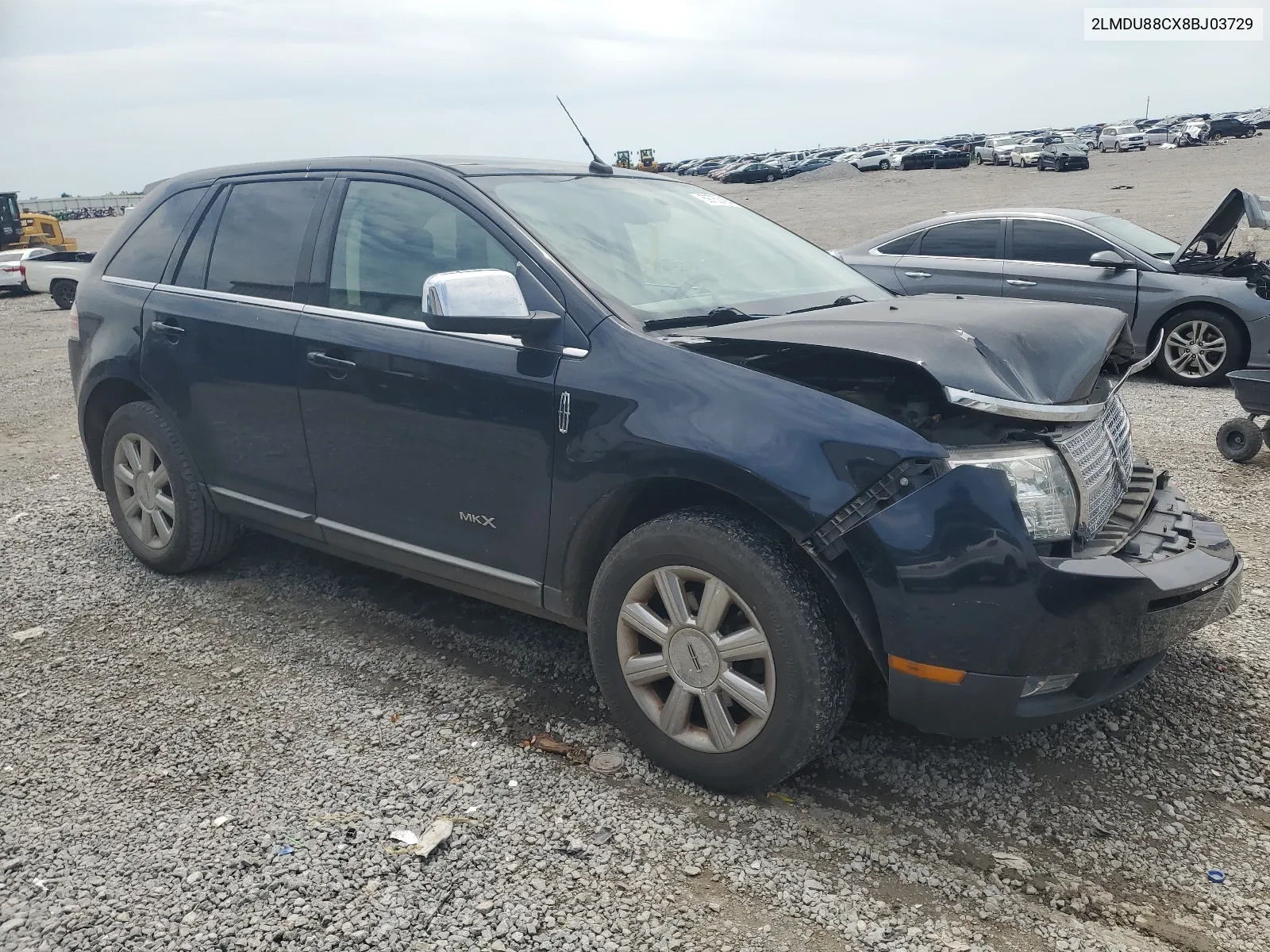 2008 Lincoln Mkx VIN: 2LMDU88CX8BJ03729 Lot: 59753194