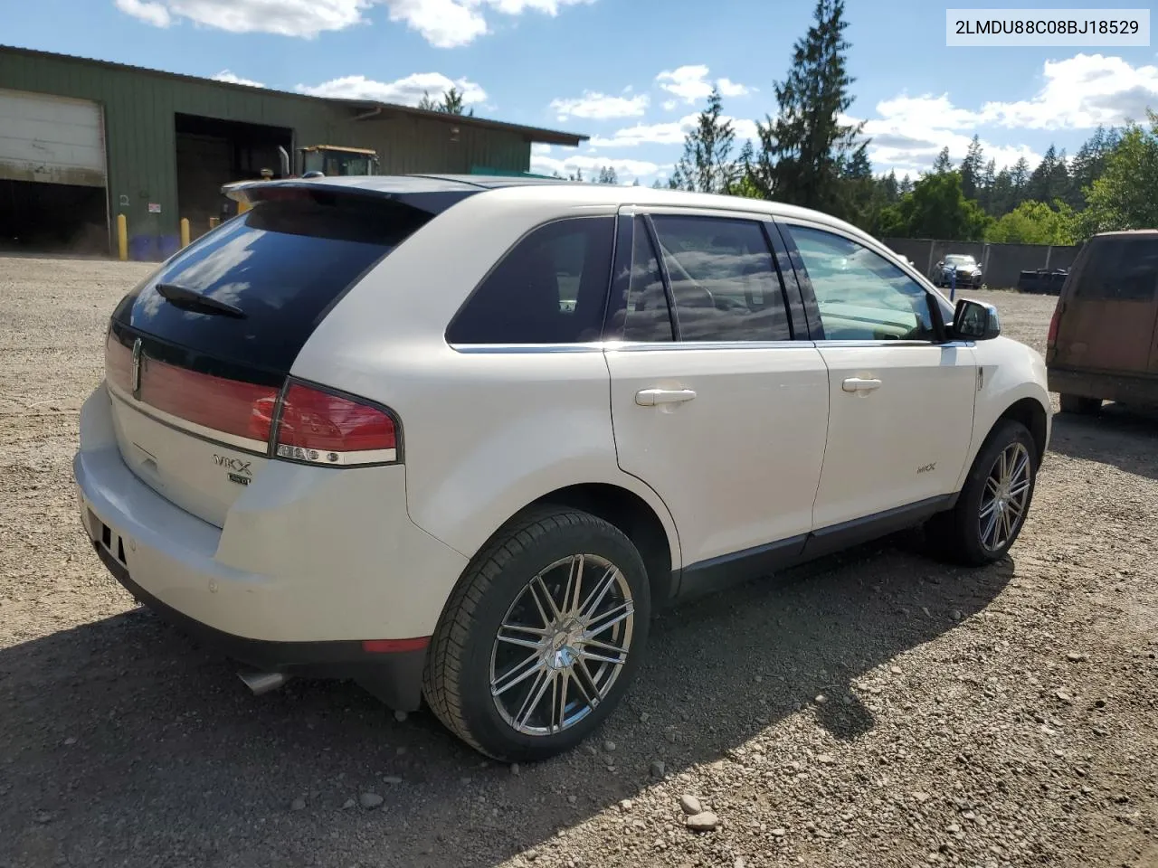 2008 Lincoln Mkx VIN: 2LMDU88C08BJ18529 Lot: 60403984