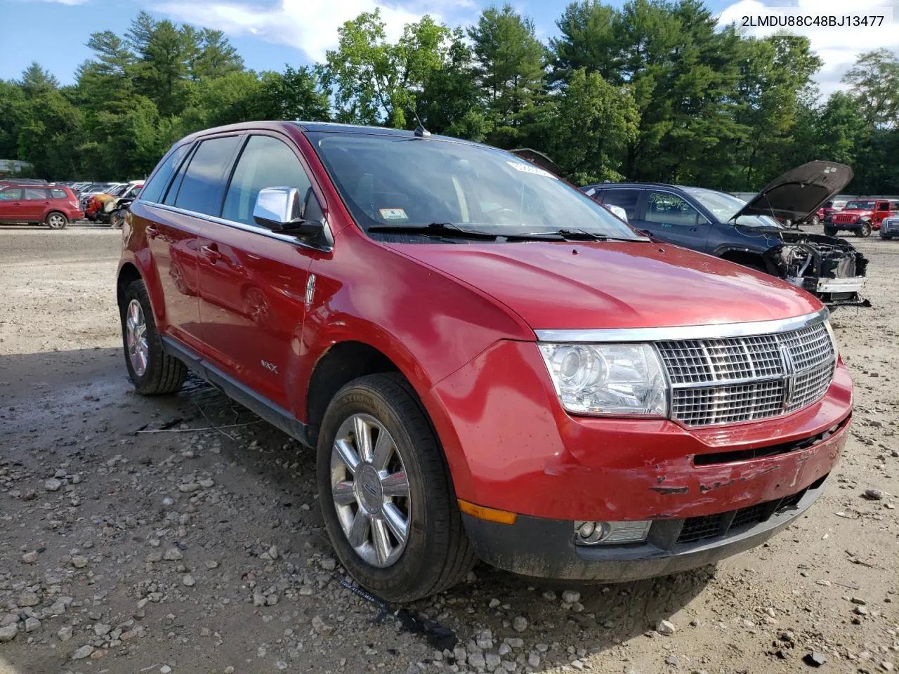 2008 Lincoln Mkx VIN: 2LMDU88C48BJ13477 Lot: 60890264