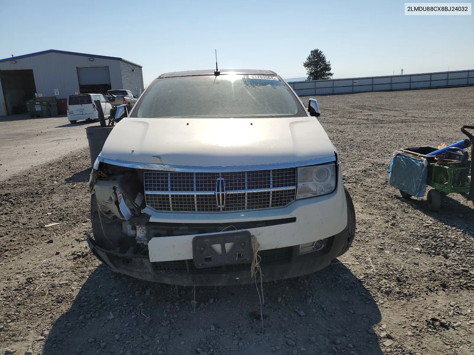 2008 Lincoln Mkx VIN: 2LMDU88CX8BJ24032 Lot: 61203504