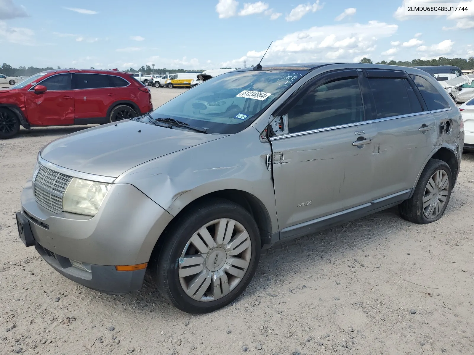 2008 Lincoln Mkx VIN: 2LMDU68C48BJ17744 Lot: 61234064