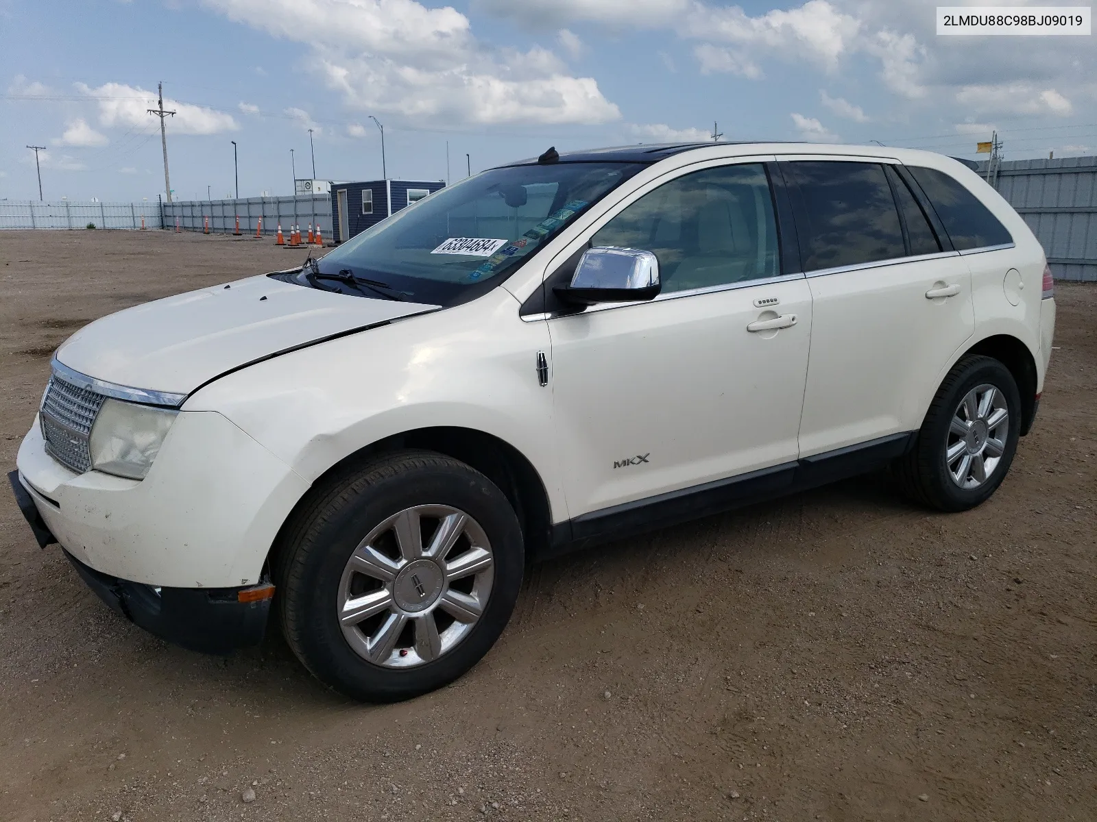 2008 Lincoln Mkx VIN: 2LMDU88C98BJ09019 Lot: 63304684