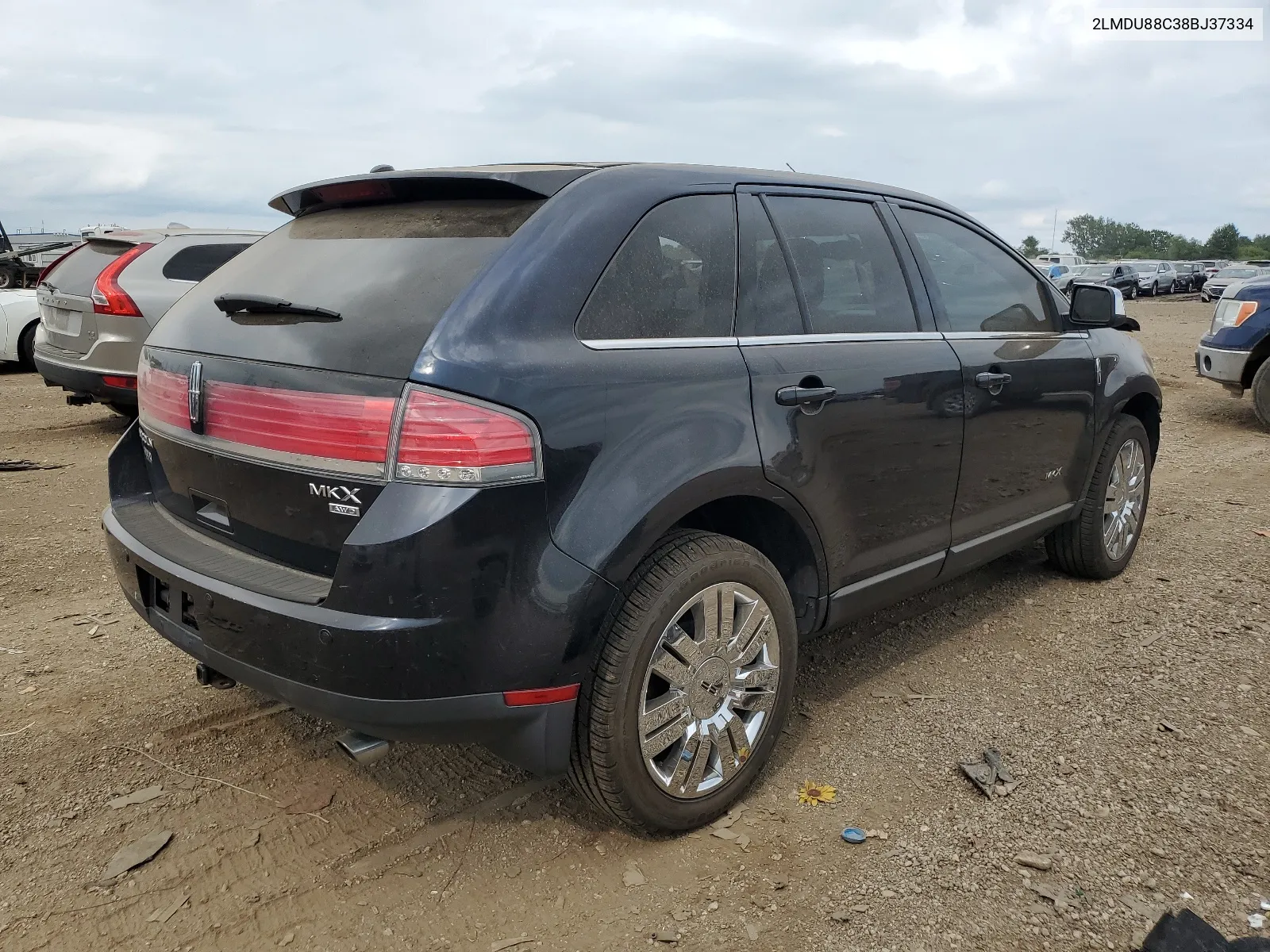 2008 Lincoln Mkx VIN: 2LMDU88C38BJ37334 Lot: 63915774