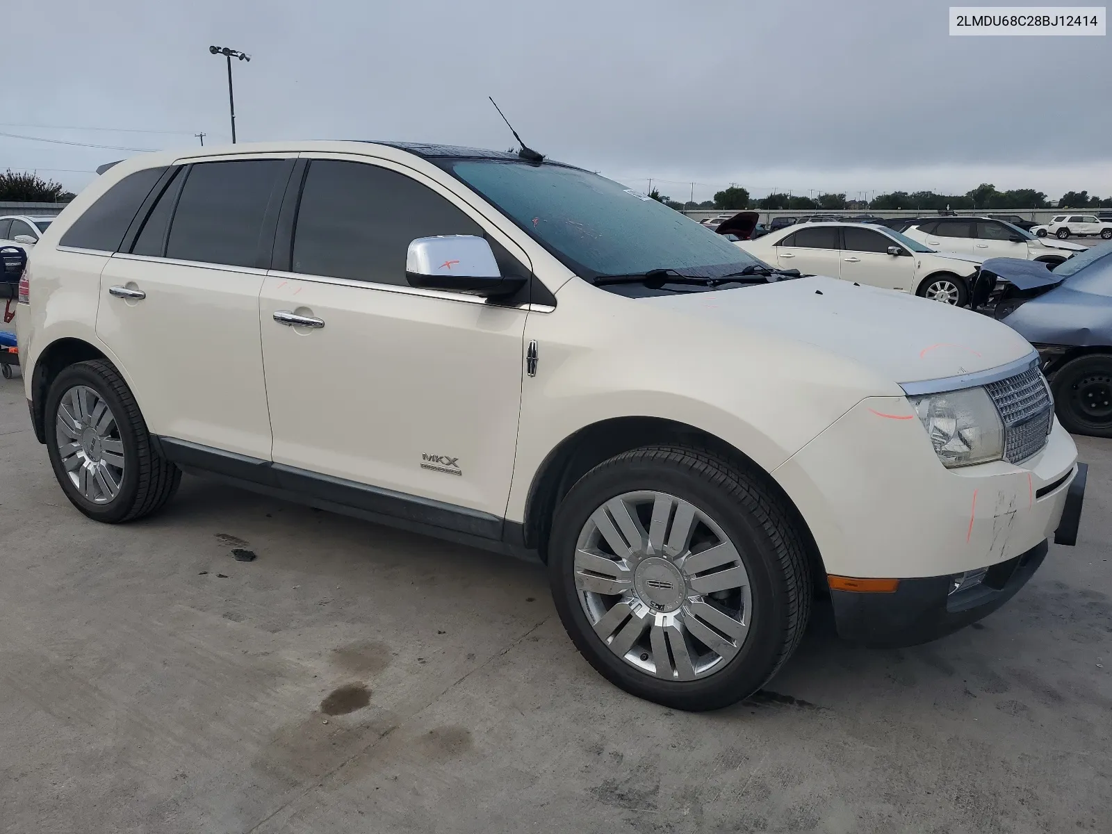 2008 Lincoln Mkx VIN: 2LMDU68C28BJ12414 Lot: 64421004