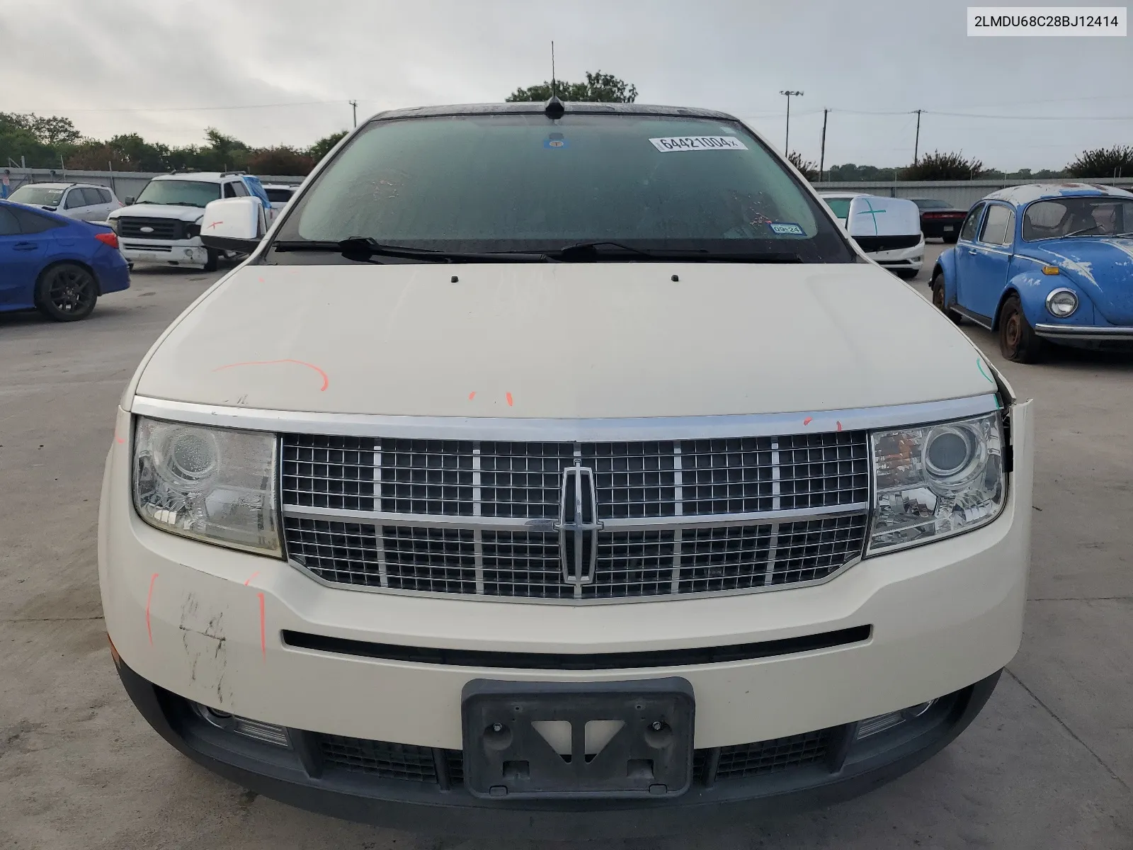 2008 Lincoln Mkx VIN: 2LMDU68C28BJ12414 Lot: 64421004