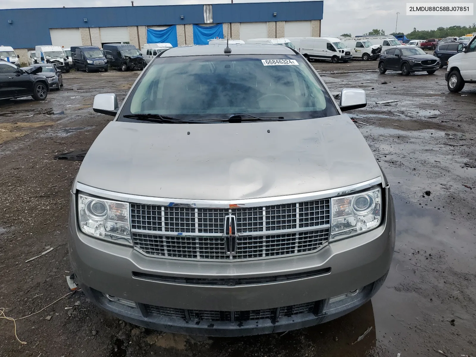 2008 Lincoln Mkx VIN: 2LMDU88C58BJ07851 Lot: 66846324