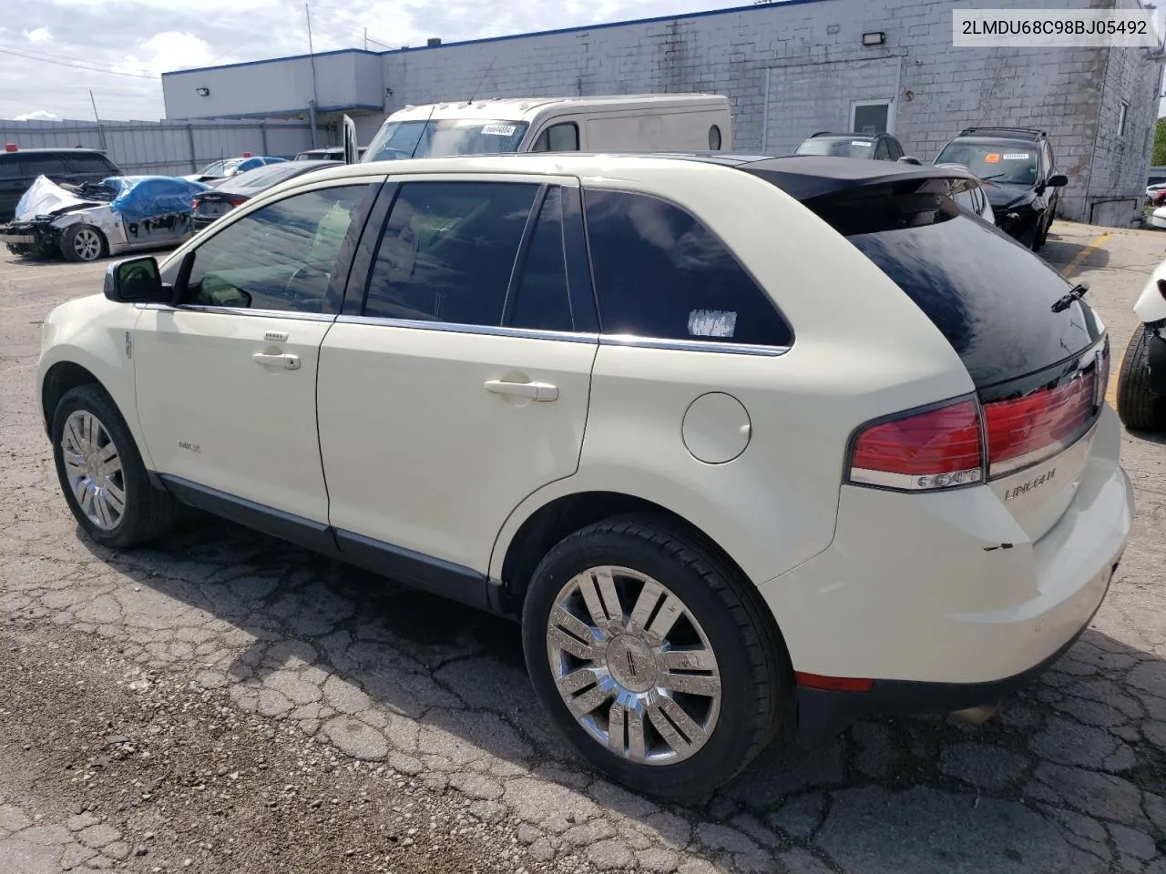 2008 Lincoln Mkx VIN: 2LMDU68C98BJ05492 Lot: 66983614