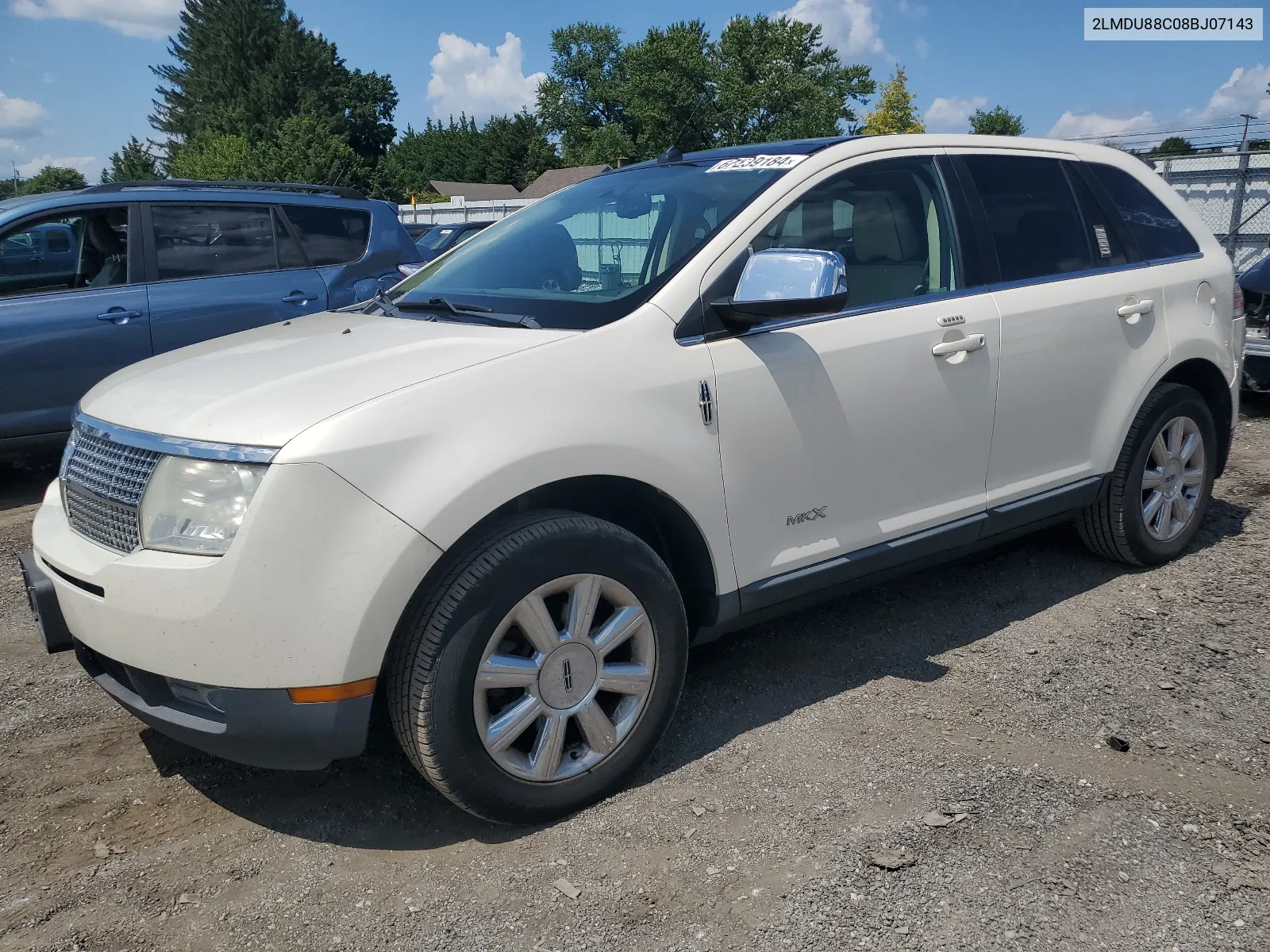 2008 Lincoln Mkx VIN: 2LMDU88C08BJ07143 Lot: 67239184