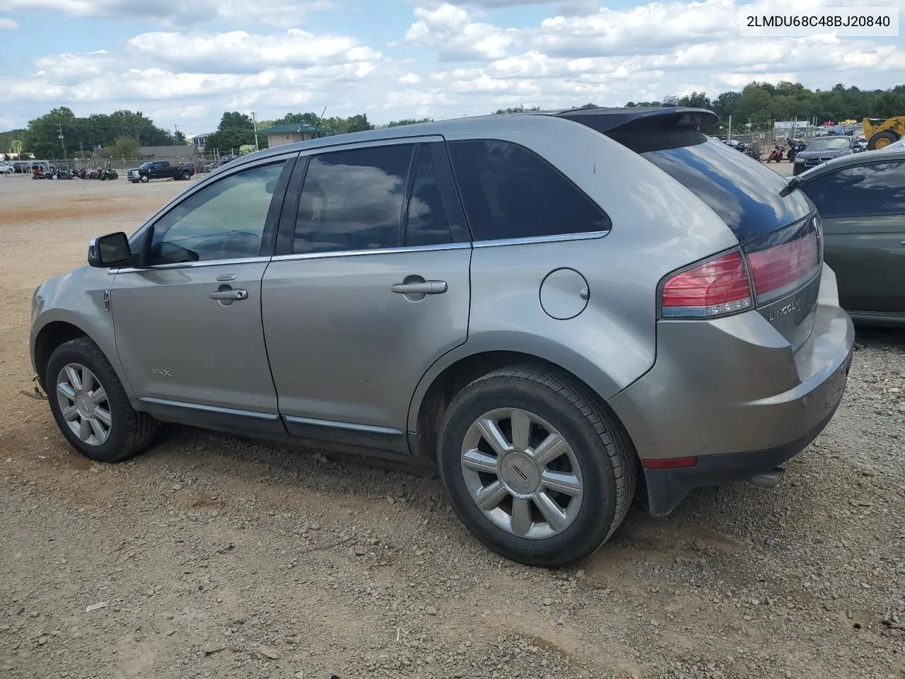 2008 Lincoln Mkx VIN: 2LMDU68C48BJ20840 Lot: 68047324