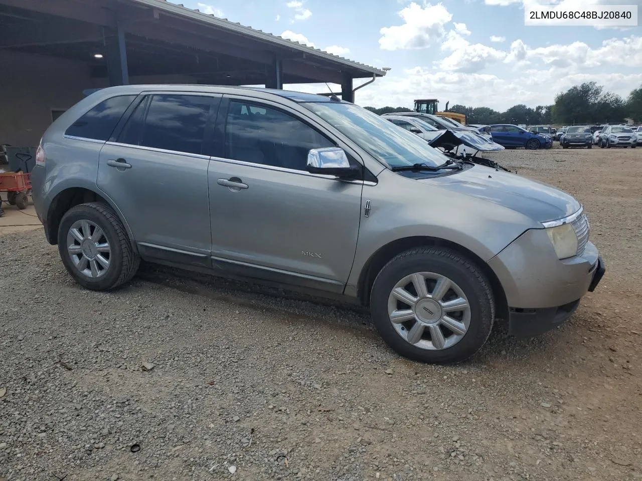 2008 Lincoln Mkx VIN: 2LMDU68C48BJ20840 Lot: 68047324