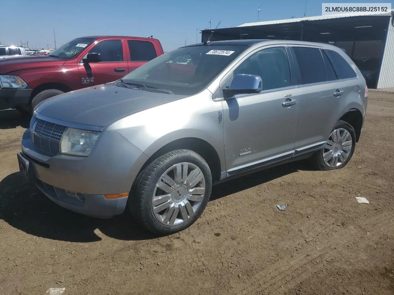 2008 Lincoln Mkx VIN: 2LMDU68C88BJ25152 Lot: 70672574