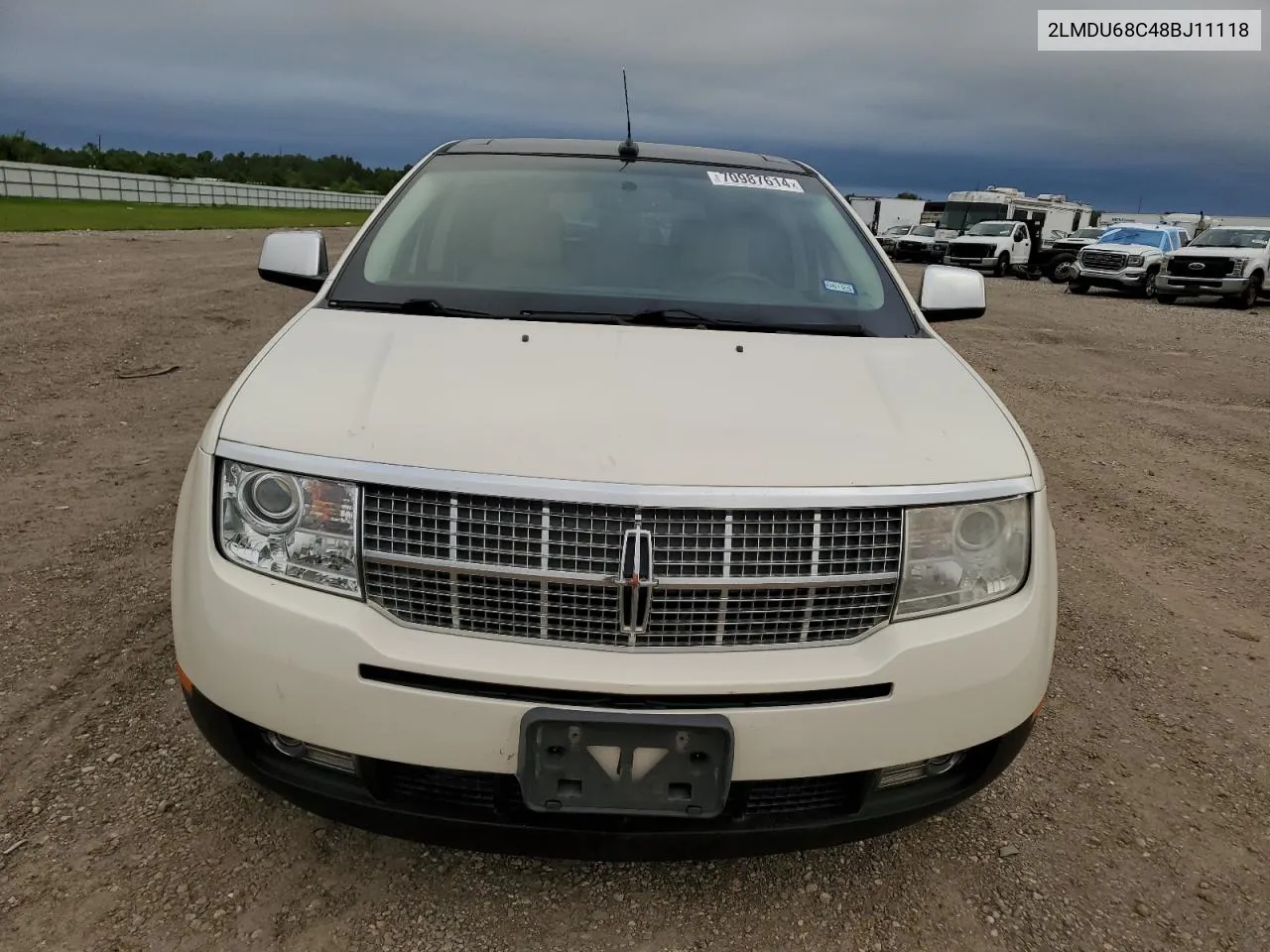 2008 Lincoln Mkx VIN: 2LMDU68C48BJ11118 Lot: 70987614