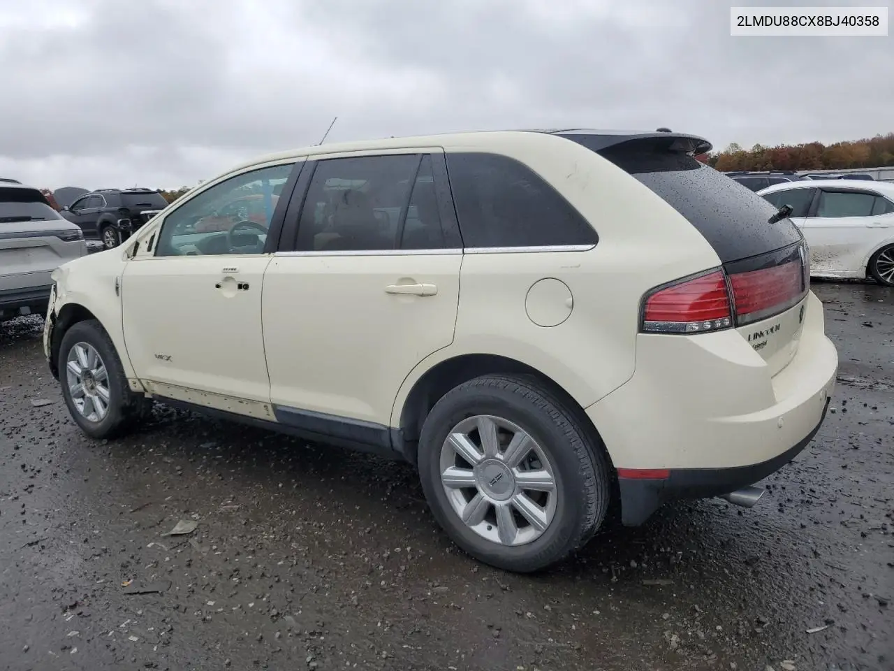 2LMDU88CX8BJ40358 2008 Lincoln Mkx
